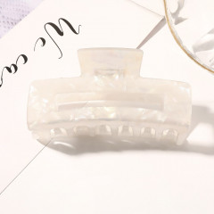 Chris Rubin Ruby Haarklammer White Marble Рубиновая заколка для волос