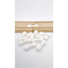 KCMMPF3DPrint Holzeisenbahn 10 Verbindungsstucke | Kompatibel mit verschiedensten Holzeisenbahnen Деревянная железная дорога 10 соединительных частей | Совместимость с различными деревянными железными дорогами