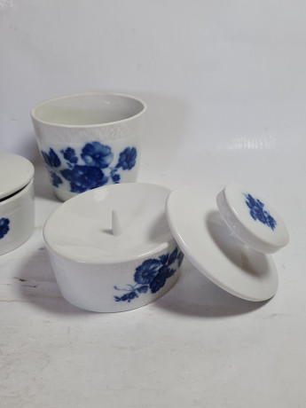 Набор винтажный Floyal Bavaria: розетки, соусник, фарфор, 4 шт., 9 x 7,5 x 7,5 см, 9,5 x 8 x 8,5 см, 12 x 7 см, Германия, 1960-70гг.