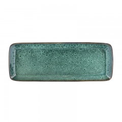 Bitz Bitz Gastro black / green Servierplatte rechteckig 38x14 cm Bitz Gastro черный/зеленый Прямоугольная сервировочная тарелка 38x14 см