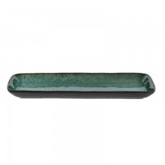 Bitz Bitz Gastro black / green Servierplatte rechteckig 38x14 cm Bitz Gastro черный/зеленый Прямоугольная сервировочная тарелка 38x14 см