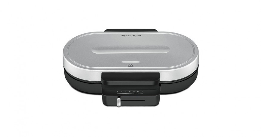 Rommelsbacher Rommelsbacher Waffelautomat WA 1250, Waffeleisen schwarz/silber, 1.250 Watt  schwarz/silber Вафельница Rommelsbacher WA 1250, вафельница черный/серебристый, 1250 Вт