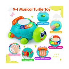 Vicabo Musik Spielzeug Telefon Krabbelspielzeug Soundspielzeug fur Kinder Музыкальные игрушки Игрушки для ползания по телефону Звуковые игрушки для детей