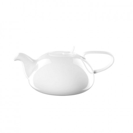 ASA SELECTION ASA A Table Weiss Teekanne mit Edelstahlsieb 1,0 L / h: 9,45 cm ASA A Table Белый заварочный чайник с ситом из нержавеющей стали 1,0 л / высота: 9,45 см