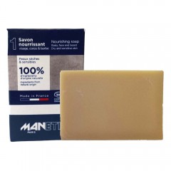 MANETIK Body. Face &amp; Beard Soap Nourishing 100g  Тело. Мыло для лица и бороды Питательное 100г