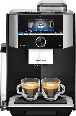 SIEMENS SIEMENS Kaffeevollautomat TI9555X9DE EQ.9 plus connect s500  Полностью автоматическая кофемашина SIEMENS TI9555X9DE EQ.9 plus Connect s500