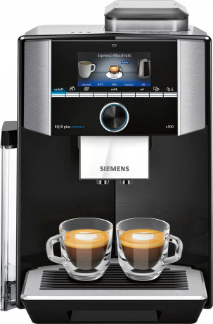 SIEMENS SIEMENS Kaffeevollautomat TI9555X9DE EQ.9 plus connect s500  Полностью автоматическая кофемашина SIEMENS TI9555X9DE EQ.9 plus Connect s500