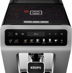 Krups Krups Kaffeevollautomat EA894T Evidence Plus Kaffeegenuss in Perfektion Barista, Quattro Force Technologie + Emsa Travel Mug Compact dunkelblau 0,3l  Полностью автоматическая кофемашина Krups EA894T Evidence Plus Наслаждение кофе в совершенстве бари