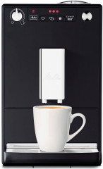 Melitta Melitta Kaffeevollautomat Solo E950-101, schwarz, Perfekt fur Cafe creme  Espresso, nur 20cm breit  Полностью автоматическая кофемашина Melitta Solo E950-101, черная, идеально подходит для приготовления крем-эспрессо в кафе, ширина всего 20 см.
