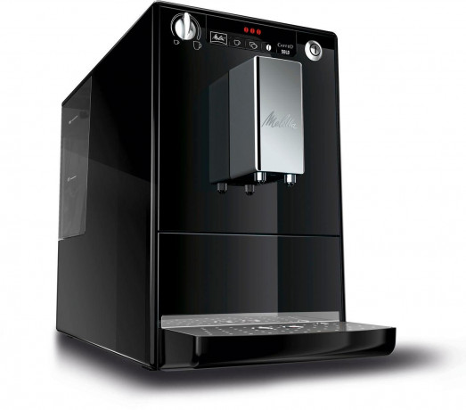 Melitta Melitta Kaffeevollautomat Solo E950-101, schwarz, Perfekt fur Cafe creme Espresso, nur 20cm breit Полностью автоматическая кофемашина Melitta Solo E950-101, черная, идеально подходит для приготовления крем-эспрессо в кафе, ширина всего 20 см.