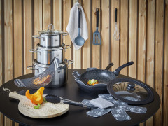 Elo Elo Topfset 15-tlg. LIMA SOL silber Набор горшков Elo 15 штук. ЛИМА СОЛ