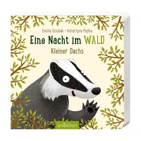 arsEdition Verlag Eine Nacht im Wald: Kleiner Dachs Ночь в лесу: барсучок