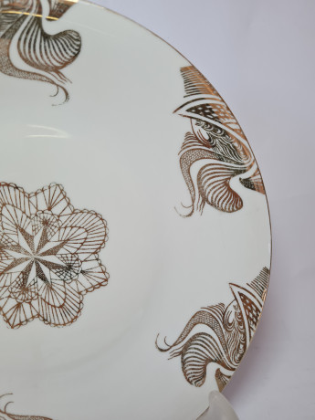 Bavaria Чайное трио с позолоченным рисунком, Германия, 1960-70гг.