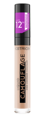 Catrice Concealer Liquid Camouflage High Coverage, Катрис Консилер плотный водостойкий до 12 часов, Light Beige 020, 5мл
