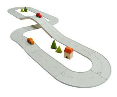 PLANTOYS Planworld Strassen und Schienen Set gross Autospielesets Planworld Roads and Rails Set Большие игровые наборы с машинками