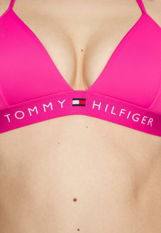 Tommy Hilfiger TRIANGLE FIXED Bikini top hot magenta TRIANGLE FIXED Верх бикини горячий пупурный