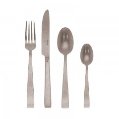 Sambonet Sambonet Flat Vintage - Edelstahl 18/10 Antik Besteckset 24-tlg. Vollheft / Monoblock Sambonet Flat Vintage - набор антикварных столовых приборов из нержавеющей стали 18/10, 24 предм. Полный буклет/моноблок