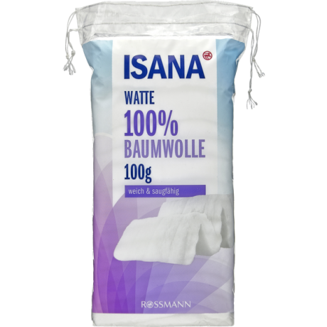 ISANA Watte Вата для всех типов кожи 100 г