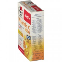 Doppelherz aktiv Vitamin C 1000 + Vitamin D Depot, Доппельхерц Витамин С 1000+Витамин Д3 800ед, 30шт