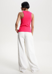 Tommy Hilfiger SLIM TANK Top bright cerise pink SLIM TANK Верх ярко-вишнево-розовый