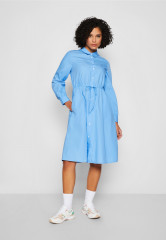 Tommy Hilfiger 1985 KNEE DRESS Shirt dress hydrangea blue 1985 ПЛАТЬЕ НА КОЛЕНАХ Платье-рубашка гортензия синяя