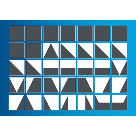 Hubelino Tangram Lernspiel mit Bauklotzen 410061 Обучающая игра Tangram со строительными блоками 410061