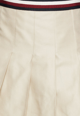 Tommy Hilfiger GLOBAL PLEATED SHORT SKIRT Mini skirt classic beige КОРОТКАЯ ЮБКА GLOBAL PLEATED Мини-юбка классический бежевый