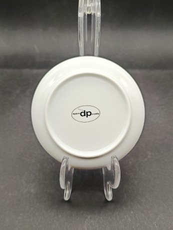 Набор декоративных тарелок винтажных Furstenberg "Немецкие города", в заводской упаковке, фарфор, 6 шт., 9.5 см, Германия, 1970-80гг.