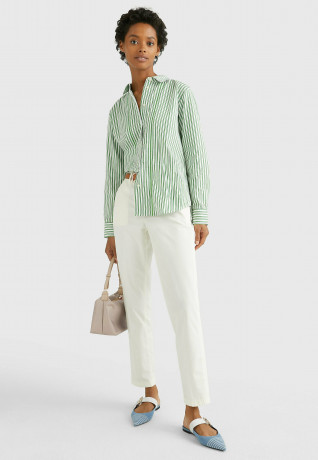 Tommy Hilfiger SLIM CO BLEND Chinos ecru SLIM CO BLEND Брюки чинос экрю