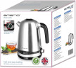 Emerio Emerio Wasserkocher WK-124658.1 Edelstahl Temperatur-Einstellung ab 40C, 2200 W  Чайник Emerio WK-124658.1 из нержавеющей стали, регулировка температуры от 40С, 2200 Вт.