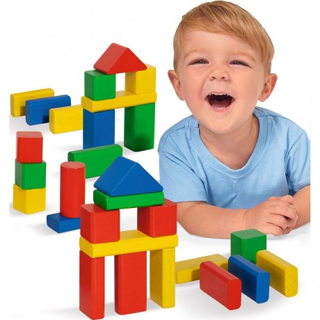 Eichhorn Holzbausteine bunt Красочные деревянные строительные блоки