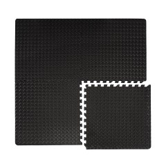 eyepower Puzzlematte Schwarz 63x63x2 8 Matten als Set Коврик-пазл черный 63x63x2 8 матов в комплекте