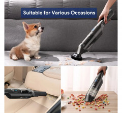 Bagotte Bagotte Akku-Handstaubsauger BHV10 Leistungsstarker und tragbarer kabelloser Handstaubsauger, 90,00 W, Beutellos, 12 kPa, 2600 mAh, Arbeitszeit: 35 Minuten, Trockensaugung, tragbar  Беспроводной ручной пылесос Bagotte BHV10 Мощный и портативный бе