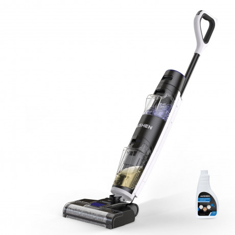 JASHEN JASHEN Nass-Trocken-Akkusauger F12, 220,00 W, beutellos, getrennte Frisch- und Schmutzwassertanks, fur alle Hartboden, automatische Selbstreinigung der Putzrolle Беспроводной пылесос JASHEN для влажной и сухой уборки F12, 220,00 Вт, без мешка, отд