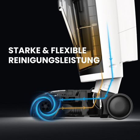 JASHEN JASHEN Nass-Trocken-Akkusauger F12, 220,00 W, beutellos, getrennte Frisch- und Schmutzwassertanks, fur alle Hartboden, automatische Selbstreinigung der Putzrolle Беспроводной пылесос JASHEN для влажной и сухой уборки F12, 220,00 Вт, без мешка, отд