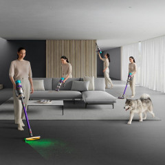 DYSON DYSON Akku-Hand-und Stielstaubsauger Dyson Gen5detect™ Absolute, 752 W, Bis zu 70 Minuten Laufzeit inkl. Akku mit Wechselfunktion.?  Беспроводной ручной пылесос DYSON Dyson Gen5detect™ Absolute, 752 Вт, время работы до 70 минут, включая аккумулятор 