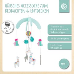 bieco Baby Mobile Holz Einschlafhilfe Baby Deko Zimmer Holzmobile fur Kinderbett O19cm Mobiles Детский мобильный деревянный спальный аппарат для детской комнаты в стиле деко деревянный мобильный телефон для детской кроватки O19cm мобильные телефоны