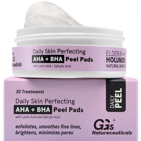 GGs Natureceuticals Daily Skin Perfecting AHA + BHA Peel Pads  Подушечки для ежедневного ухода за кожей AHA + BHA Peel Pads