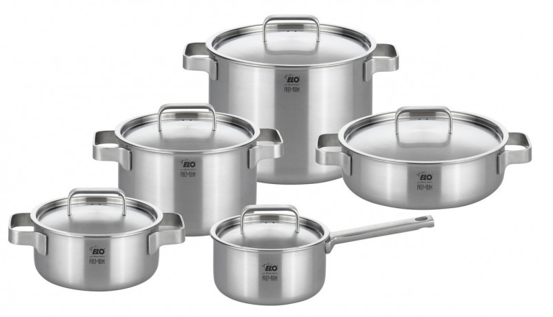 Elo Elo Topfset 5-tlg. LIMITED EDITION silber Набор горшков Эло, 5 штук. ОГРАНИЧЕННЫЙ ВЫПУСК