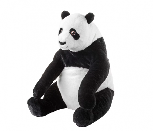Ikea DJUNGELSKOG Stofftier, Panda, Икеа ДЬЮНГЕЛЬСКОГ Мягкая игрушка, панда, 47 см, оригинал, Германия