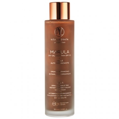 Vita Liberata Self Tan Dry Oil mit Marula SPF 50 Selbstbraunungsol Luxury Tan, 100 мл