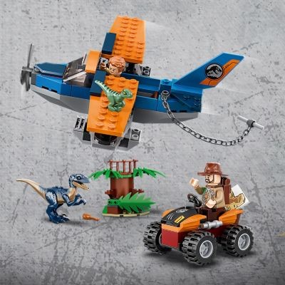 LEGO LEGO Jurassic World 75942 Velociraptor: Rettungsmission mit dem Doppeldecker LEGO Jurassic World 75942 Спасение велоцираптора-биплана