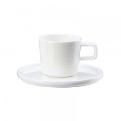 ASA SELECTION ASA Oco Weiss Espressotasse mit Untertasse 0,08 L Чашка для эспрессо ASA Oco Weiss с блюдцем 0,08 л