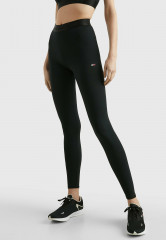 Tommy Hilfiger ESSENTIALS RW TAPE Leggings black ESSENTIALS RW TAPE Леггинсы черный