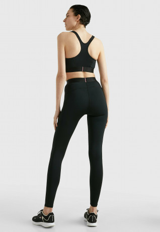 Tommy Hilfiger ESSENTIALS RW TAPE Leggings black ESSENTIALS RW TAPE Леггинсы черный