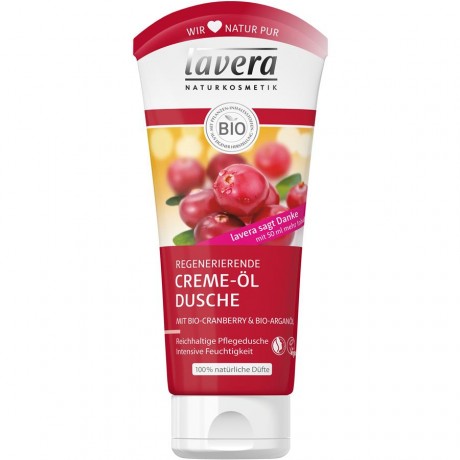 Lavera (Лавера)  Bio-Cranberry & Bio-Arganol Regenerierende Creme-Ol Dusche, 200 мл