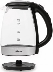 Tristar Tristar Wasserkocher WK-3502 LED Teekocher 1,7 Liter Elektrisch, 2200,00 W, Wasserstandsanzeige, LED Beleuctung, Edelstahl, Glas  Чайник Tristar WK-3502 LED заварка 1,7 л электрический, 2200,00 Вт, индикатор уровня воды, светодиодная подсветка, не