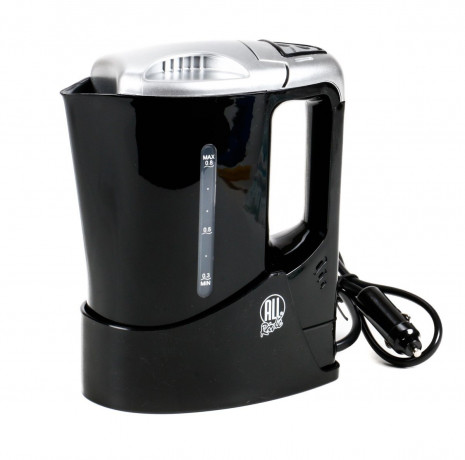All Ride All Ride Reise-Wasserkocher LKW Wohnwagen, 300 W, 24 Volt Wasserkocher mit Halterung Чайник для путешествий All Ride Travel Caravan, 300 Вт, 24 В, чайник с держателем