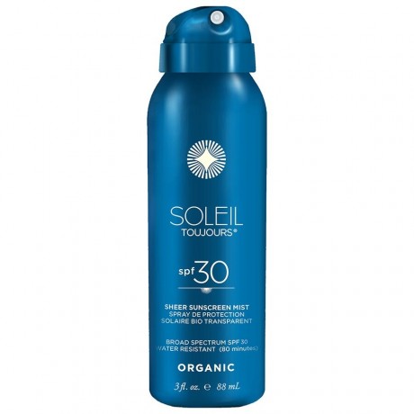 Soleil Toujours Soleil Toujours Organic Sheer Sunscreen Mist SPF 30 Travel Size Soleil Toujours Organic Sheer Sunscreen Mist SPF 30 Дорожный размер