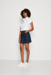 Tommy Hilfiger SKIRT NALA Mini skirt dark blue denim ЮБКА НАЛА Мини-юбка темно-синий деним